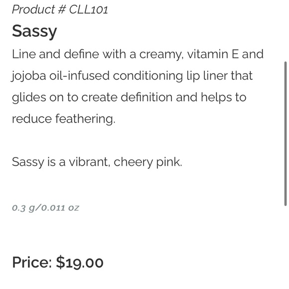 Color Street Lip Liner, Sassy, New in box - Picture 5 of 11